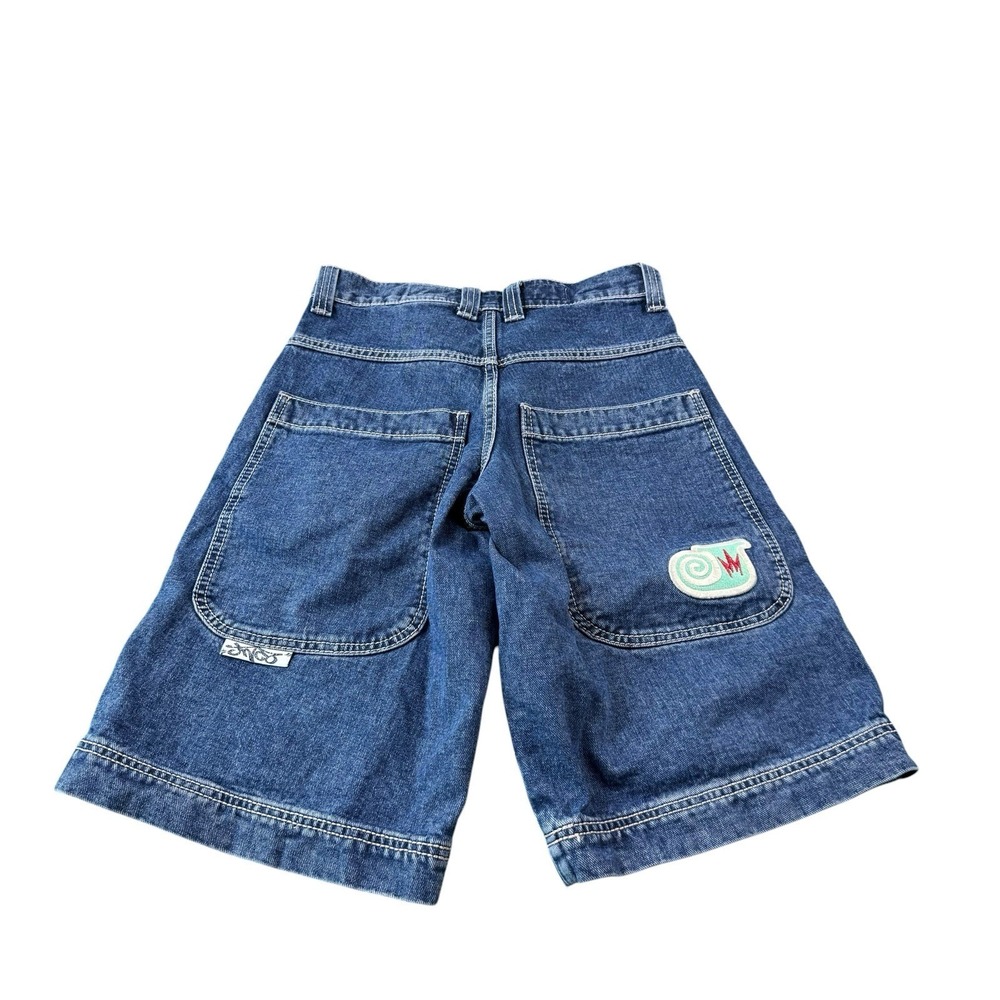 JNCO Twin Cannons VTG Darkstone 14" Inseam Skater Short Size 26